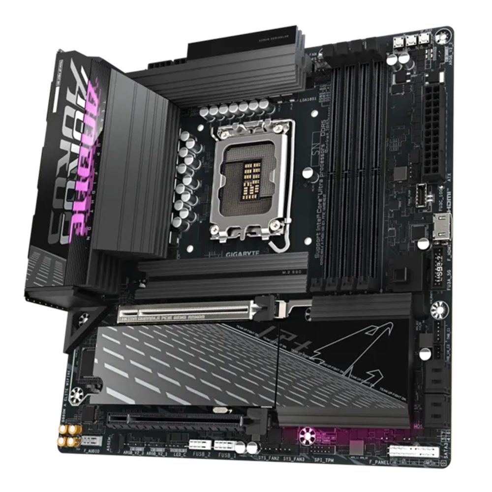 GIGABYTE B860M AORUS ELITE WIFI6E DDR5 HDMI-DP PCIE 5.0 1851p mATX