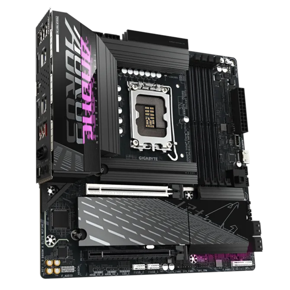 GIGABYTE B860M AORUS ELITE WIFI6E DDR5 HDMI-DP PCIE 5.0 1851p mATX