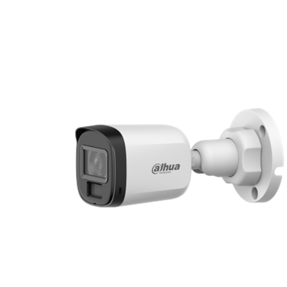 DAHUA 2MP Bullet 3.6mm Analog Kamera Akıllı Işıklı Sesli HAC-B1A21P-U-IL-A