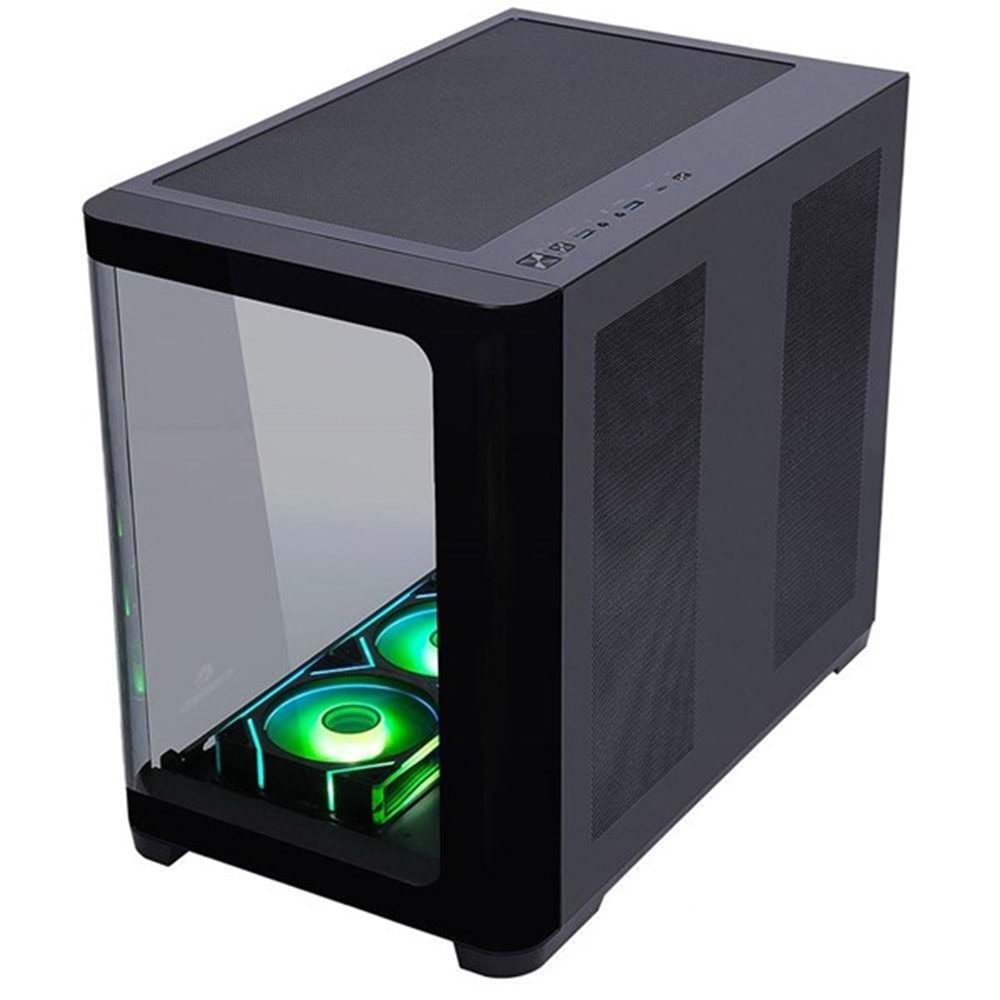 GAMEBOOSTER SEA WIEW GB-G2851BB 7-ARGB Fanlı Gaming Mid-Tower PC Kasası