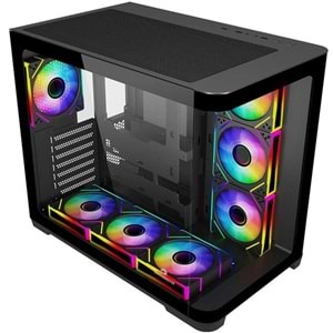 GAMEBOOSTER SEA WIEW GB-G2851BB 7-ARGB Fanlı Gaming Mid-Tower PC Kasası