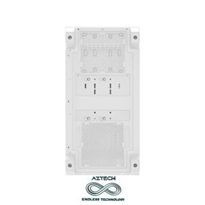 AZTECH AZT101 W Gaming Mid-Tower PC Kasası Beyaz