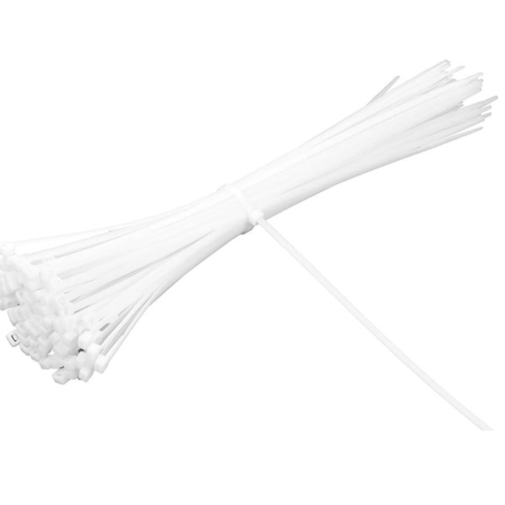 YKB 3,6x292mm 100'lü Paket Kablo Bağı Beyaz