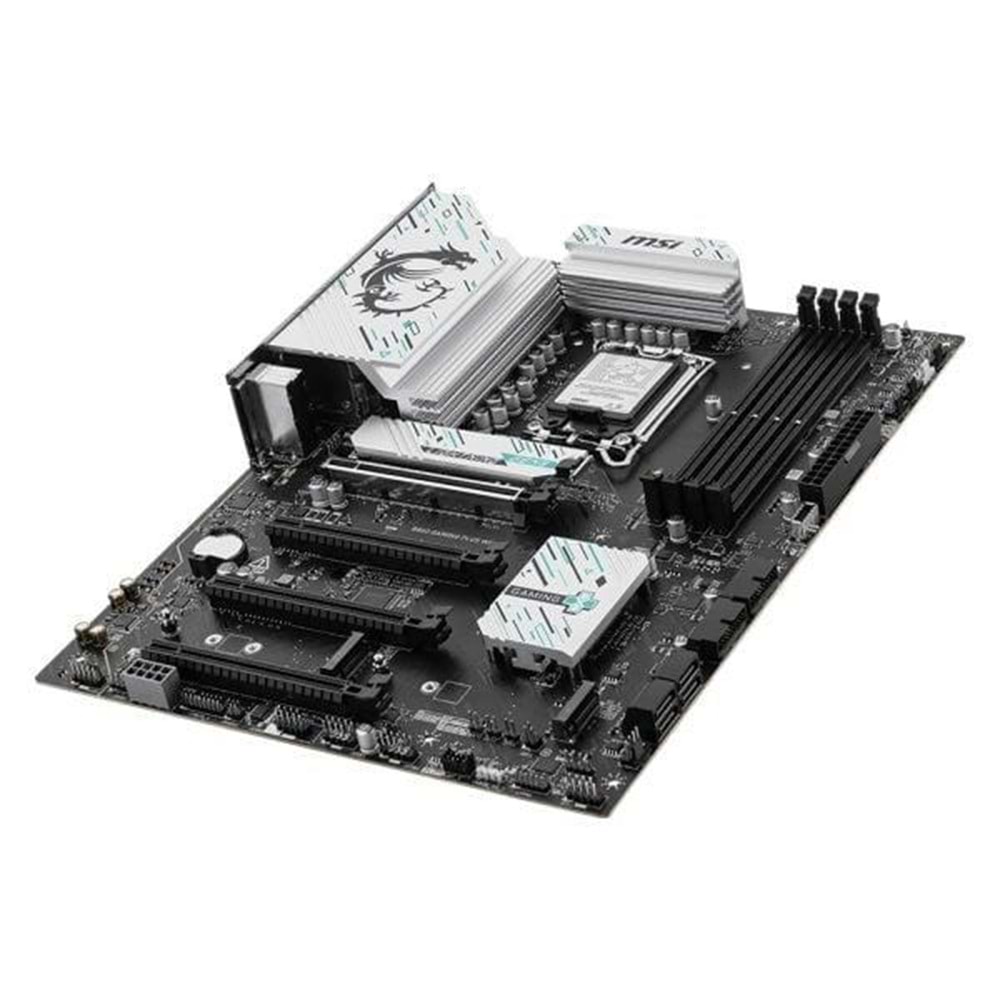 MSI B860 GAMING PLUS WIFI7 DDR5 HDMI-USBC DP PCIe 16X v5.0 1851p ATX