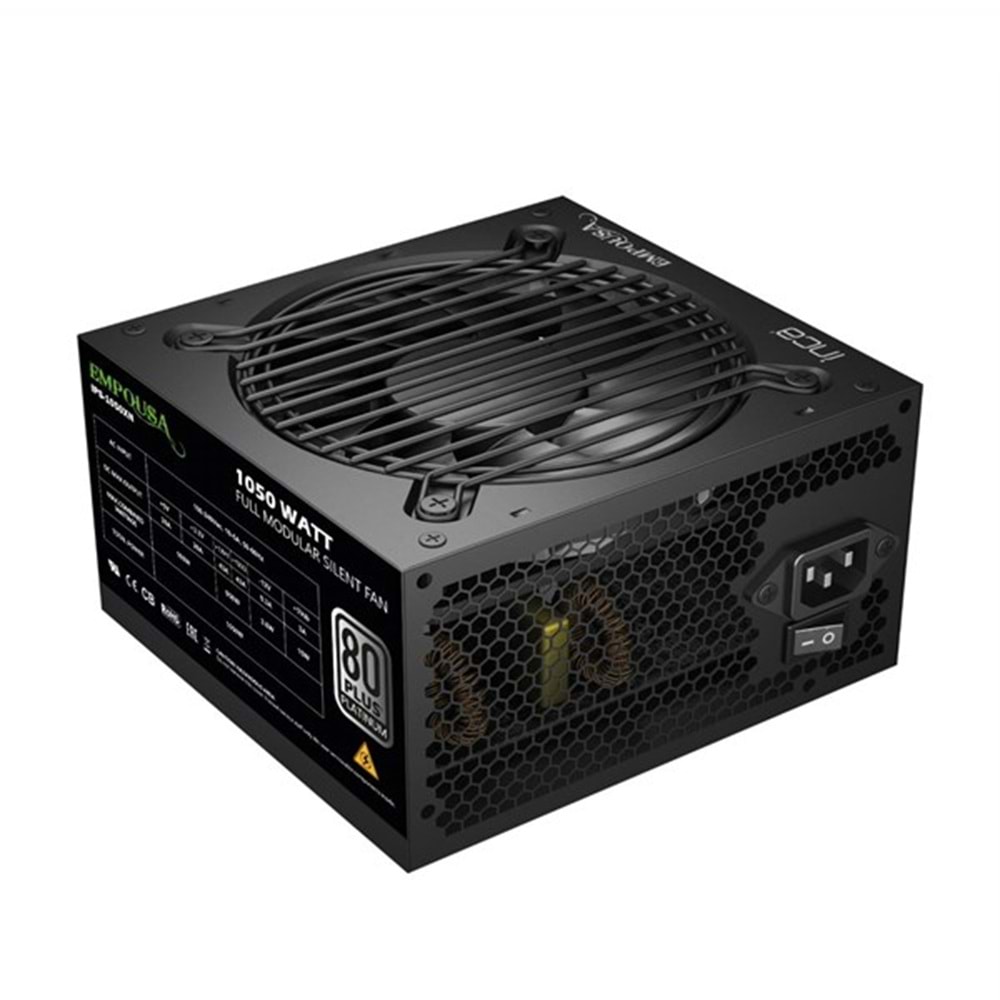 INCA 1000W 80+ PLATINUM EMPOUSA IPS-1050XN PCIe5.0 Tam Modüler Power Supply