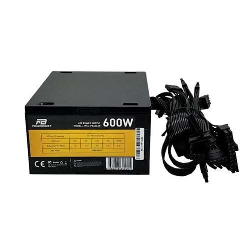 POWERBOOST 600W PB600AR 12cm Fanlı Power Supply
