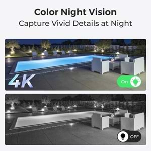 REOLINK 8MP Bullet 2.8mm Renkli IP Kamerası PoE IP67 P330