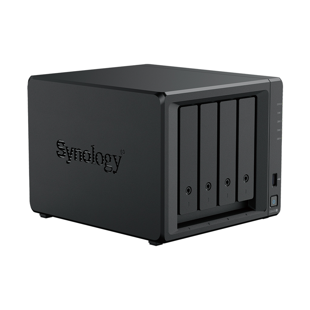 SYNOLOGY 4diskli Celeron QC-2GB RAM-2.5GbE Nas Server DS425 PLUS
