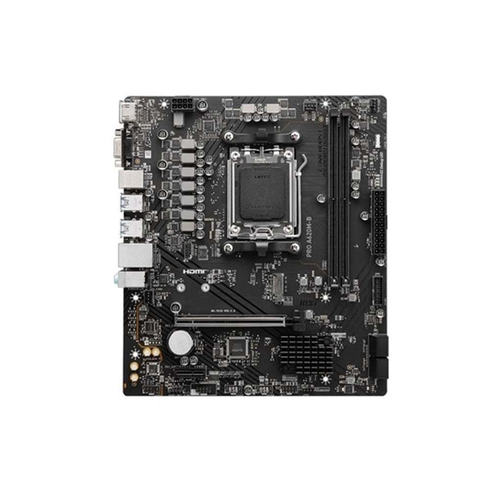 MSI PRO A620M-B DDR5 HDMI PCIE 4.0 AM5 mATX