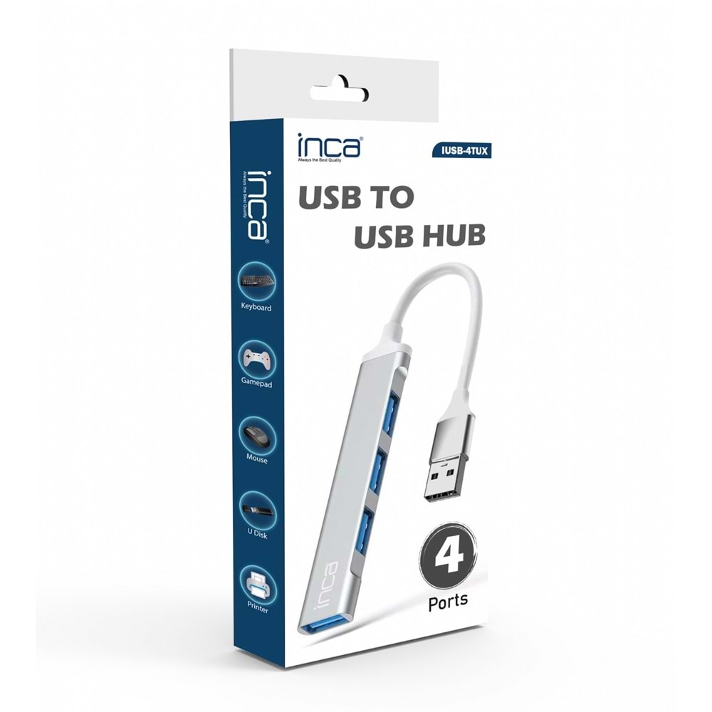 INCA IUSB-4TU 4port USB 3.0 USB Çoklayıcı Hub