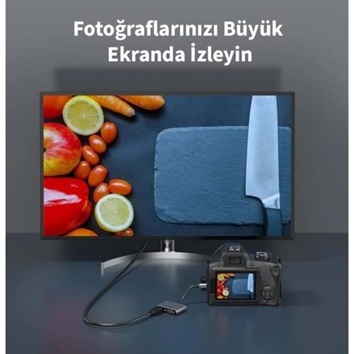INCA ITPC-06T 0.15metre TYPE-C - HDMI_VGA(D) Görüntü Adaptörü Gümüş 100W