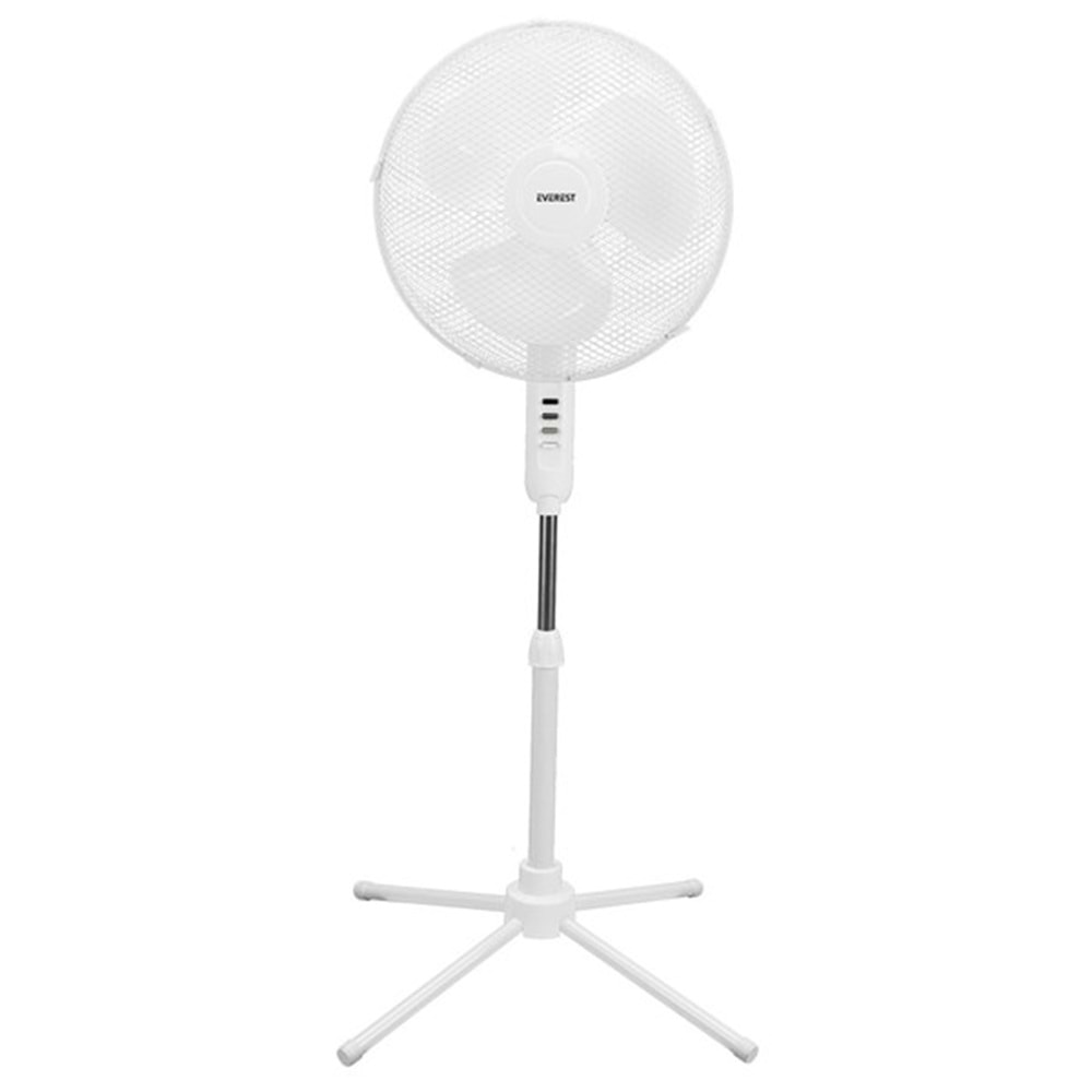 EVEREST FAN10 45W Ayaklı Vantilatör Beyaz