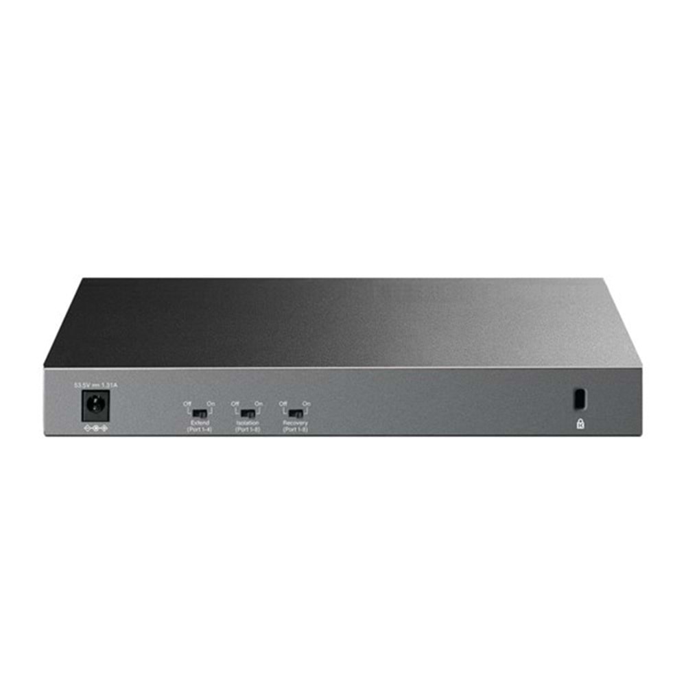 TP-LINK 8port PoE 60w Gigabit Yönetilemez Switch LS1210GP