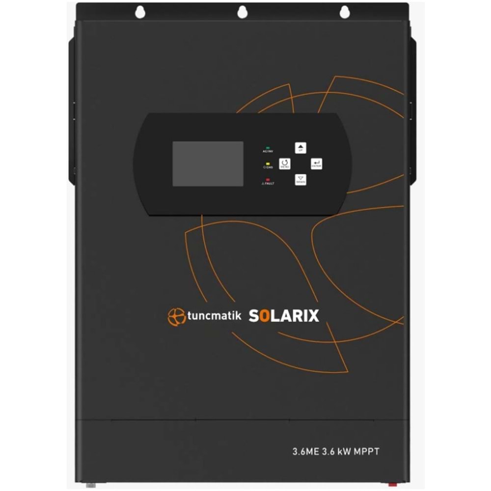 TUNÇMATİK 3.6kW SOLARIX TSK16101 24V 100A Akıllı OFF-GRID İnvertör