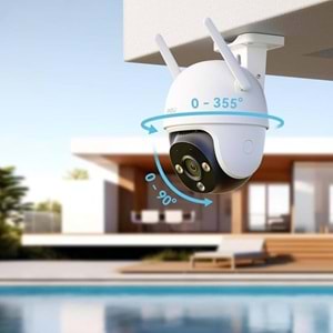 IMOU 3MP PT Speed Dome 3.6mm Wıfı Kablosuz Pan-Tilt IP Kamera DK7 IPC-DK7P-3H1WE