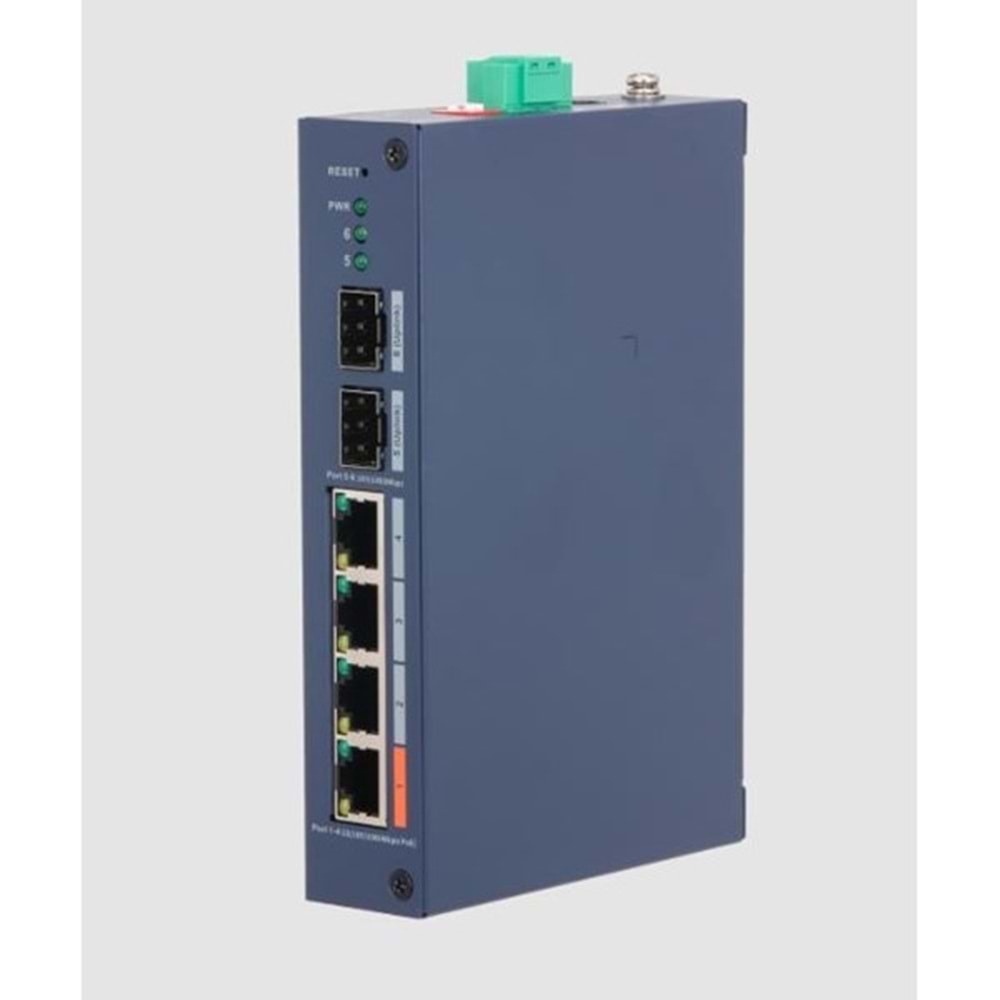DAHUA 6port-4port PoE 30w 2-SFP Gigabit Cloud Yönetilebilir Switch DH-CHS4206-4GT-60