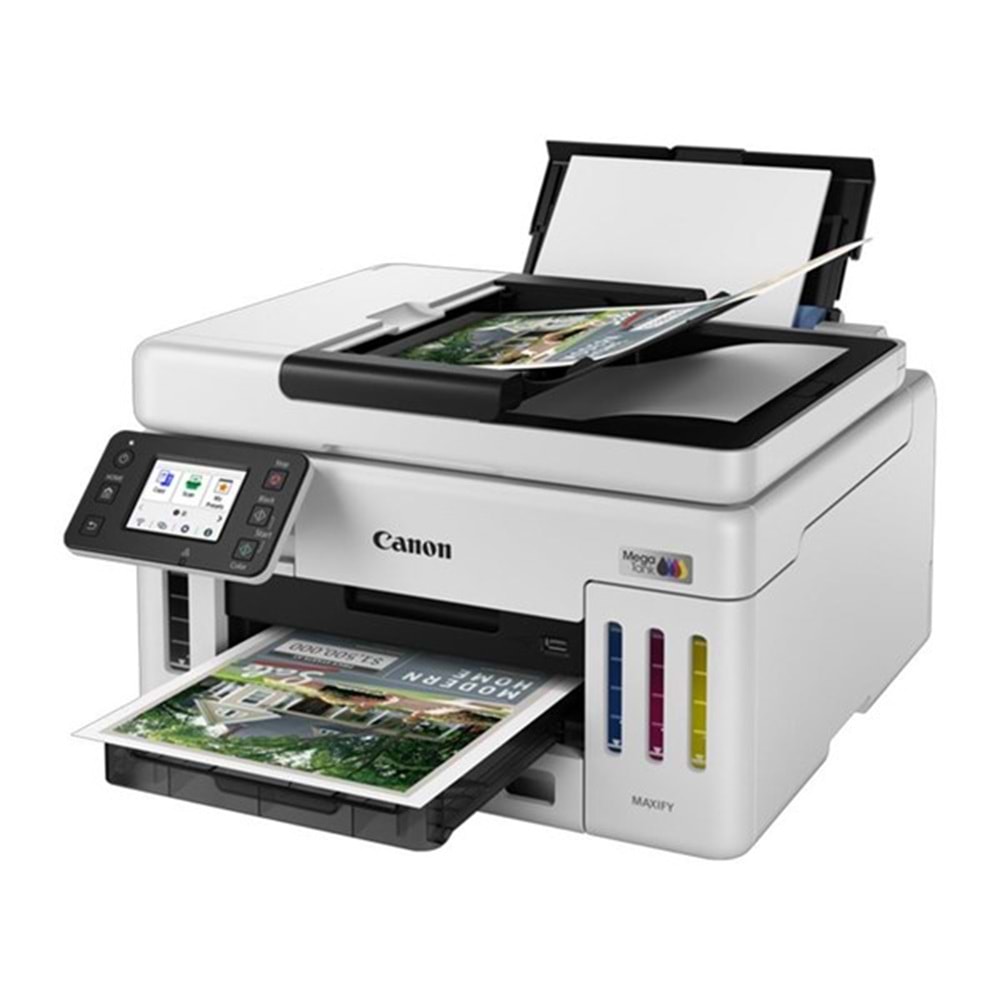 CANON A4 Renkli GX6140 Çok Fonksiyonlu Tanklı Yazıcı USB 2.0,Ethernet,Kablosuz 