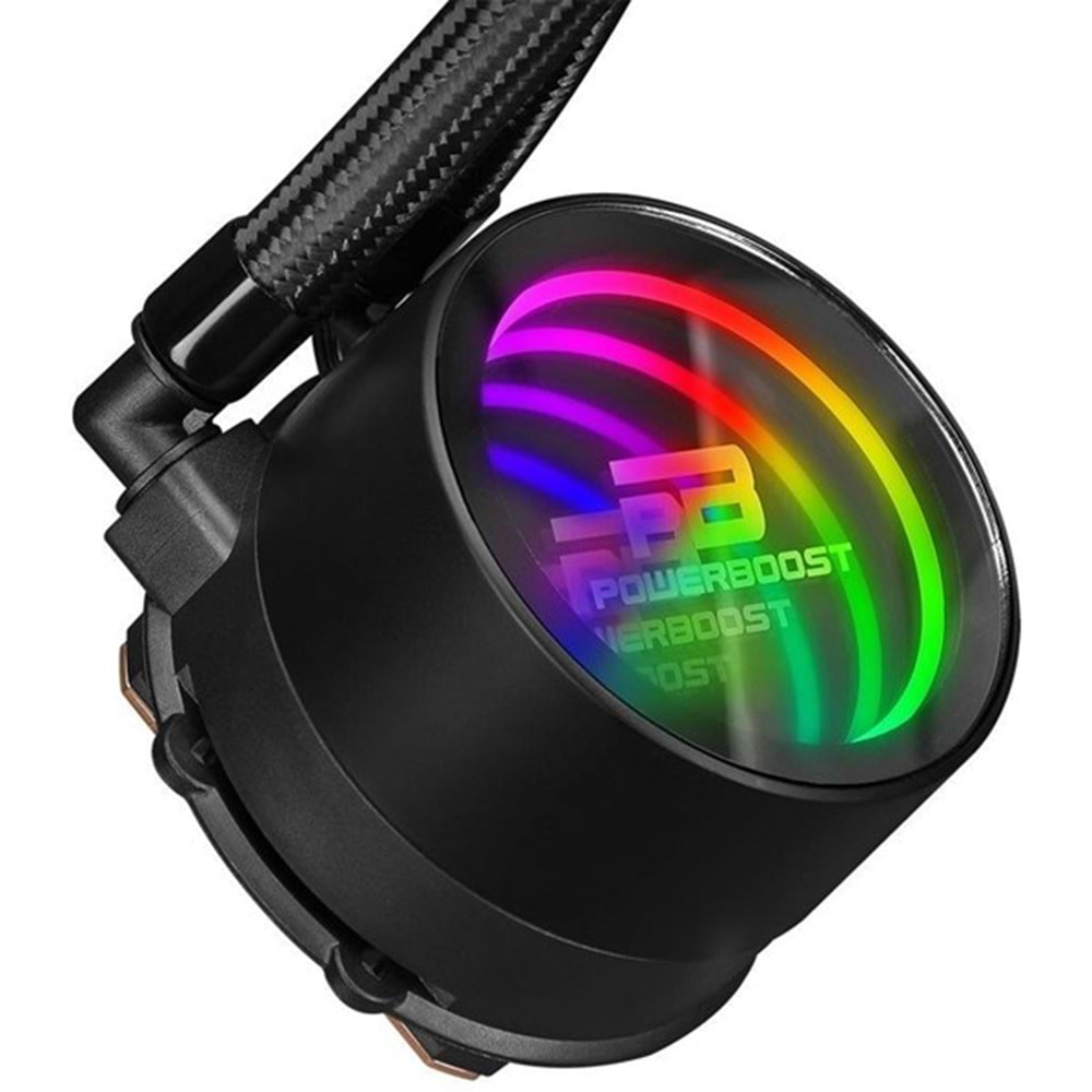 POWERBOOST 360mm DEEP PB-LCS-PI360 ARGB AM5-1851p Sıvı Soğutmalı İşlemci Fanı