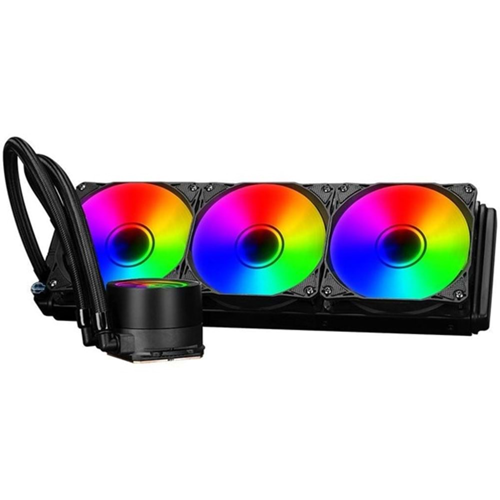POWERBOOST 360mm DEEP PB-LCS-PI360 ARGB AM5-1851p Sıvı Soğutmalı İşlemci Fanı