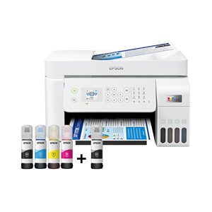 EPSON A4 Renkli L5296 Çok Fonksiyonlu Tanklı Yazıcı Fax USB 2.0,Ethernet,Kablosuz Beyaz