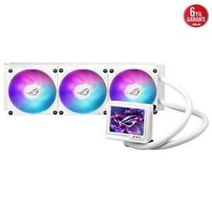 ASUS 360mm ROG RYUJIN III 360 EXTREME WHITE ARGB Sıvı Soğutmalı AM5-1851p İşlemci Fanı Beyaz