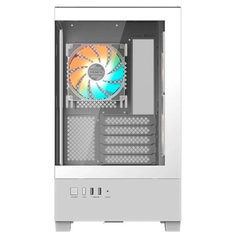 GIGABYTE GB-C201PI GAMING Mid-Tower PC Kasası Beyaz 360mm Soğutma Desteği