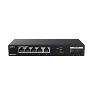 TENDA 5port 2.5-Gigabit 2-SFP 10GbE Yönetilemez Switch TEM2007X