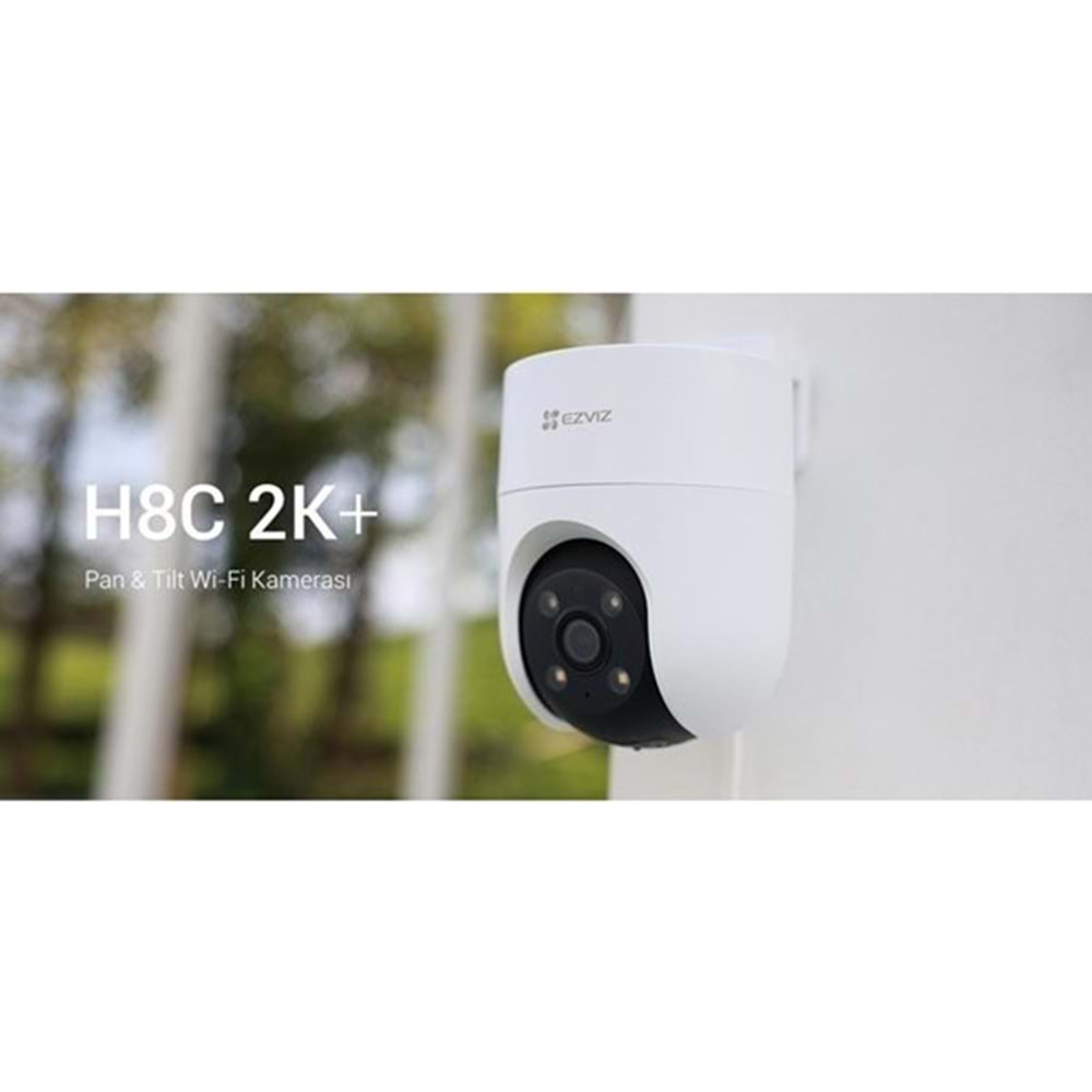 EZVIZ 2MP Dome 4mm Wıfı Kablosuz IP Kamera H8C