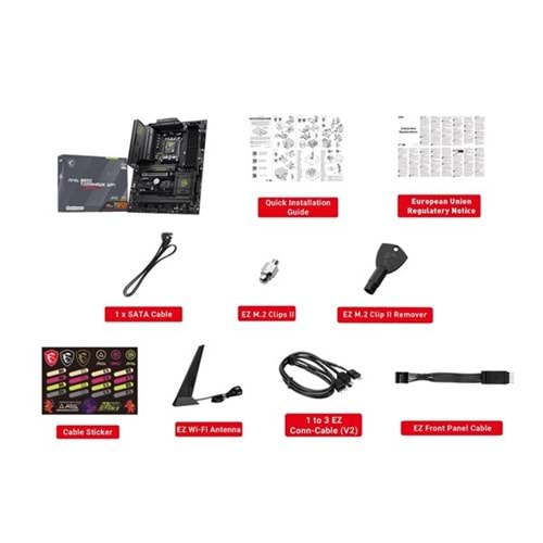 MSI MAG B850 TOMAHAWK WIFI7 DDR5 HDMI-USBC DP PCIE 5.0 AM5 ATX