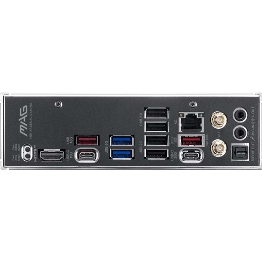 MSI MAG B850 TOMAHAWK WIFI7 DDR5 HDMI-USBC DP PCIE 5.0 AM5 ATX