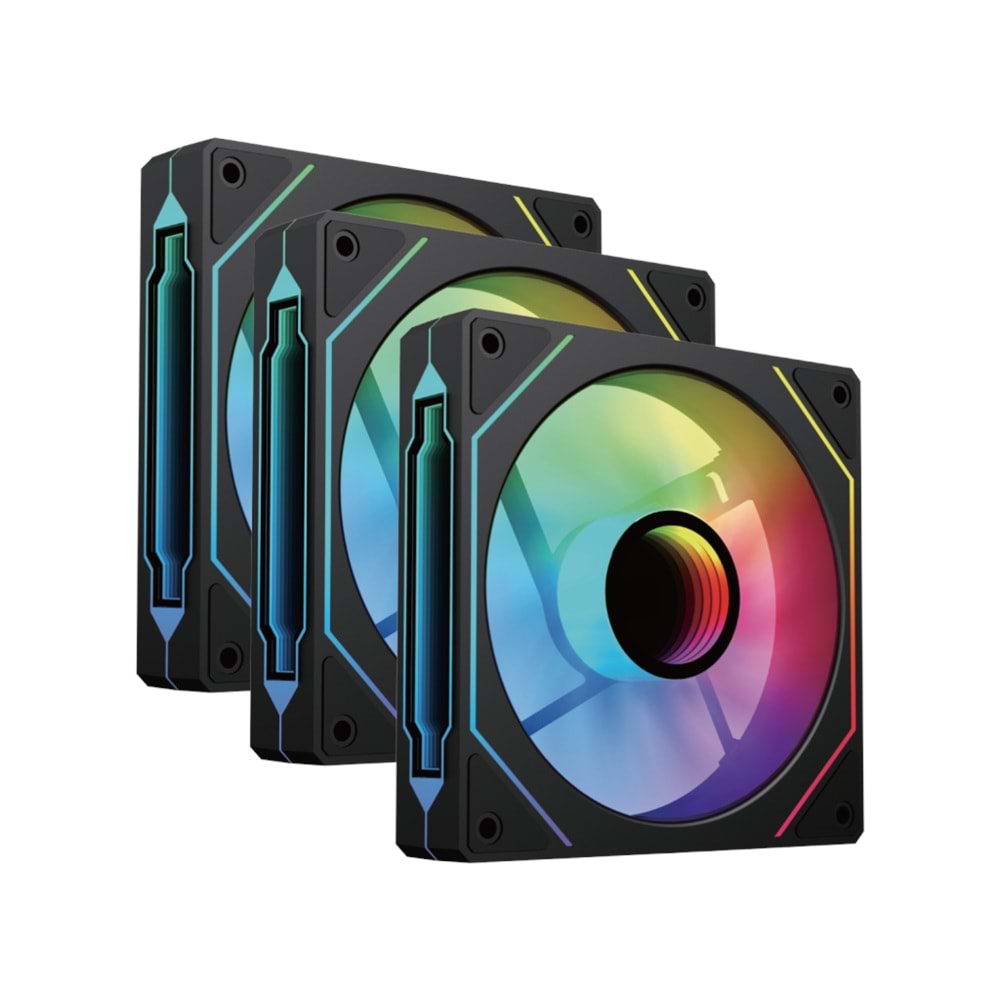 VENTO VF1202FI ARGB 120mm Kasa Fan 3-lü Paket