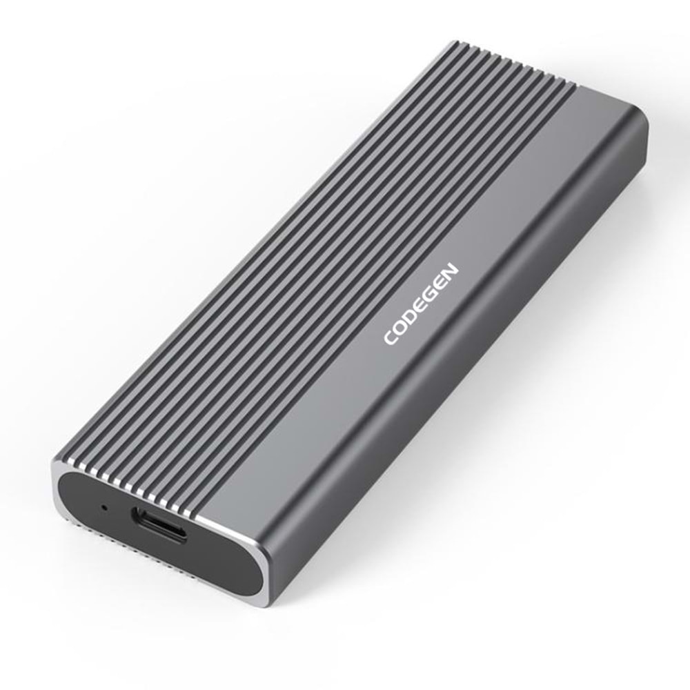 CODEGEN Type C USB 3.1 NVME M2 SSD 10Gbps Alüminyum Disk Kutusu (CDG-SSD-40BC)