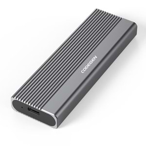 CODEGEN Type C USB 3.1 NVME M2 SSD 10Gbps Alüminyum Disk Kutusu (CDG-SSD-40BC)