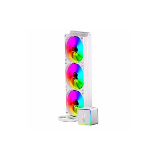 FRISBY 360MM FCL-360W ARGB AM5-1851p Sıvı Soğutmalı İşlemci Fanı Beyaz