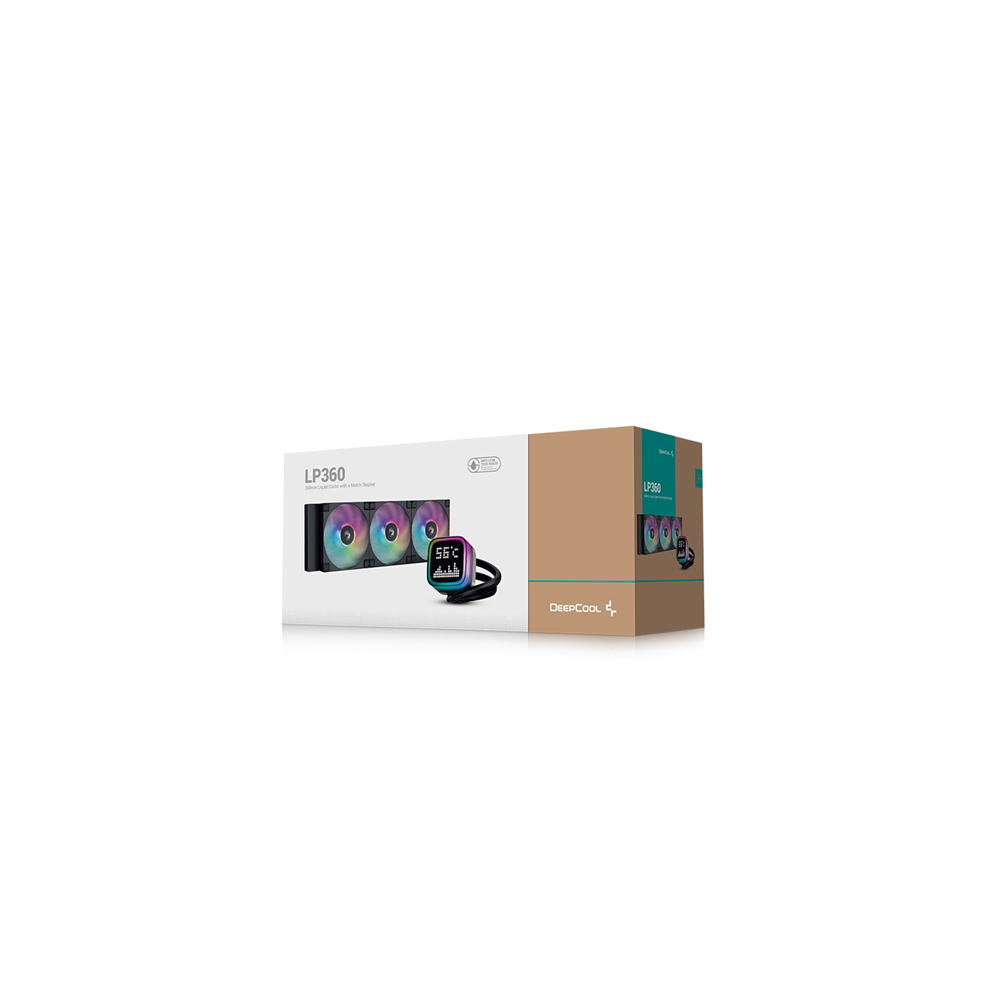 DEEPCOOL 360MM LP360 PRO R-LP360-BKMSNC-G-1 ARGB AM5-1851p Sıvı Soğutmalı İşlemci Fanı