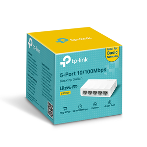 TP-LINK 5port 10/100 Yönetilemez Switch LS1005