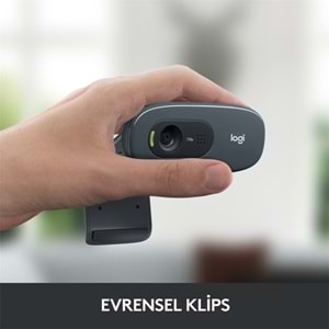 LOGITECH C270 HD Dahili Mikrofonlu Webcam 960-001063