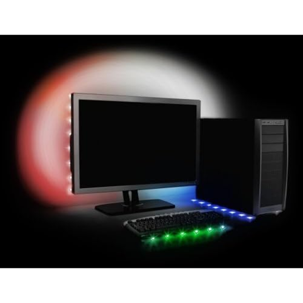 ANTEC Accent Lighting Kırmızı LED Şerit (Monitör, TV ve Kasa Arkası USB Güçlü Ambient Aydınlatma Şeridi)