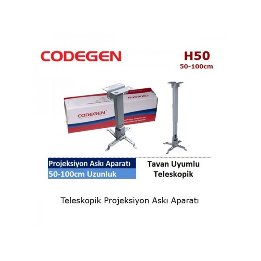 CODEGEN H50 50-100cm Projeksiyon Askı Aparatı