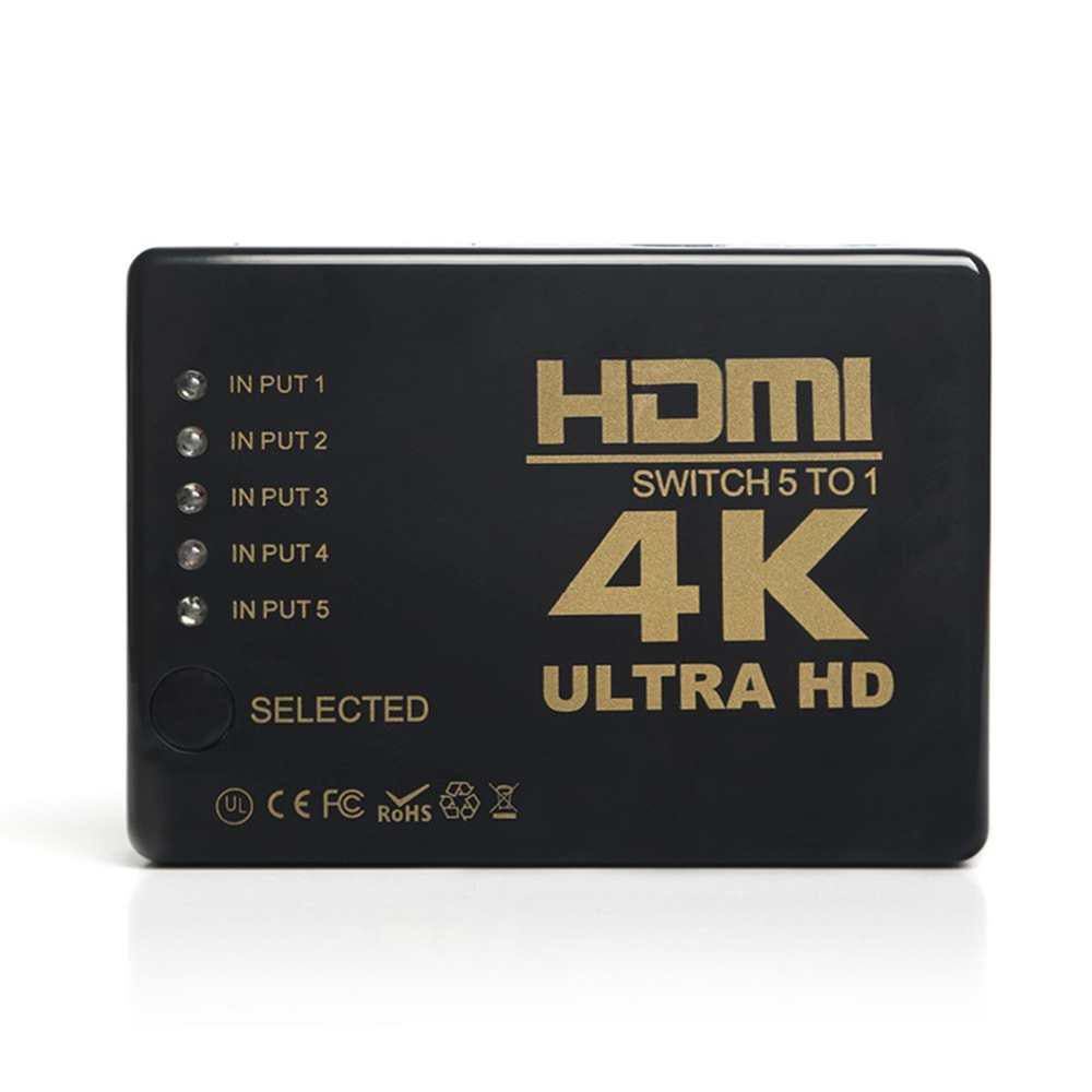 DARK 5port DK-HD-SW4X1K 5port HDMI (giriş) 1port HDMI (çıkış) 4K HDMI Switch