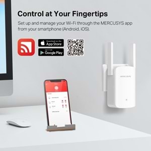 MERCUSYS ME60X WIFI6 AX1500 Menzil Genişletici Router Priz Tip