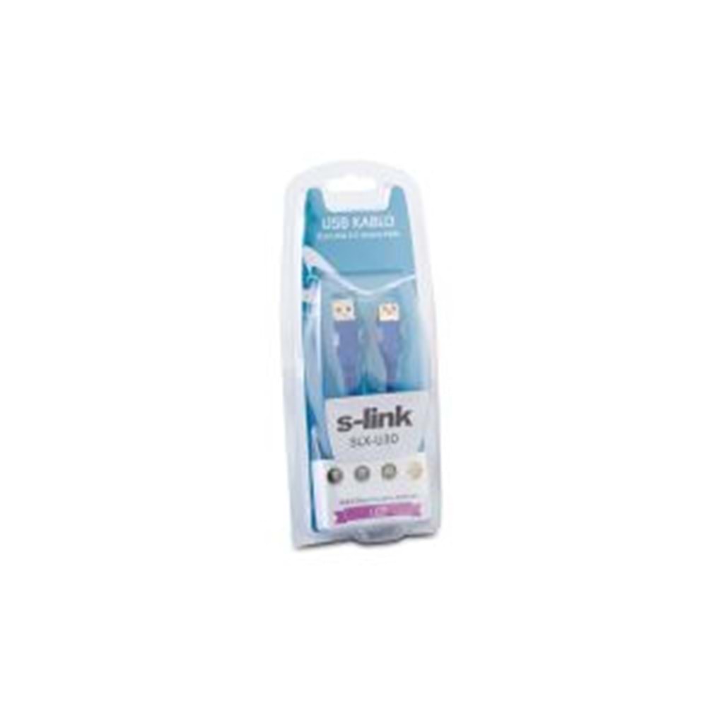 S-LINK 1.5metre SLX-U35 USB 3.0 Yazıcı Kablosu 