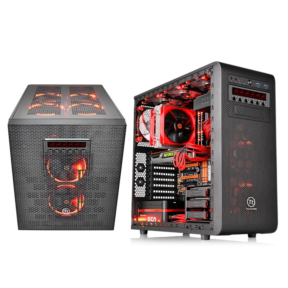 THERMALTAKE Commander F6 AC-024-BN1NAN-A1 RGB LCD Ekranlı Multi Fan Kontrol Ünitesi
