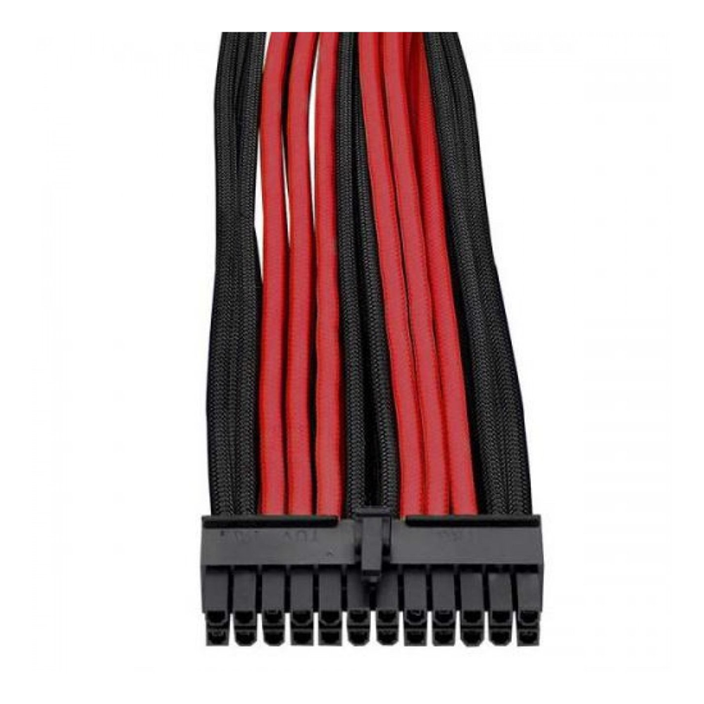 THERMALTAKE TtMod AC-033-CN1NAN-A1 Kırmızı/Siyah Power Supply Sleeved Kablo Seti (16 AWG)