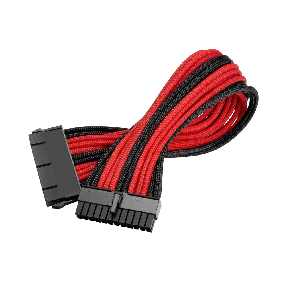 THERMALTAKE TtMod AC-033-CN1NAN-A1 Kırmızı/Siyah Power Supply Sleeved Kablo Seti (16 AWG)