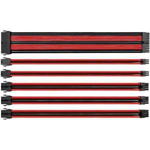 THERMALTAKE TtMod AC-033-CN1NAN-A1 Kırmızı/Siyah Power Supply Sleeved Kablo Seti (16 AWG)