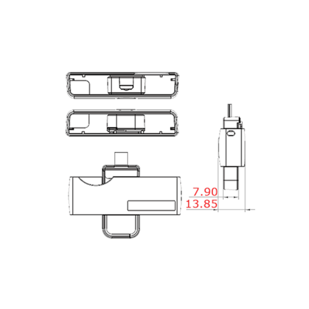 ACS ACR39U-ND PocketMate II Micro-USB Tam Boy Temaslı Akıllı Kart Okuyucu