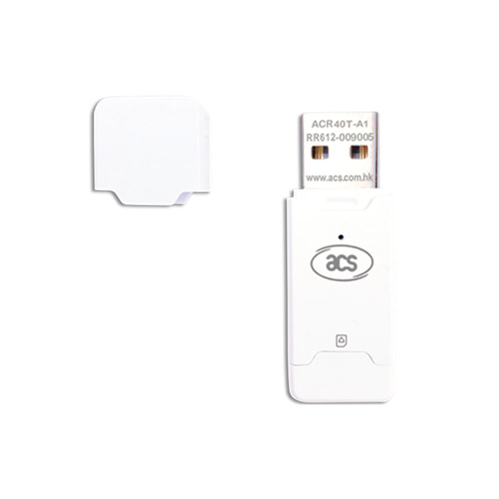 ACS ACR40T-A5 USB Type-C SIM Boyutlu Temaslı E-İmza Akıllı Kart Okuyucu