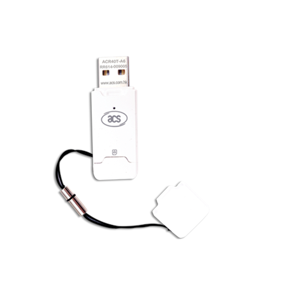 ACS ACR40T-A5 USB Type-C SIM Boyutlu Temaslı E-İmza Akıllı Kart Okuyucu
