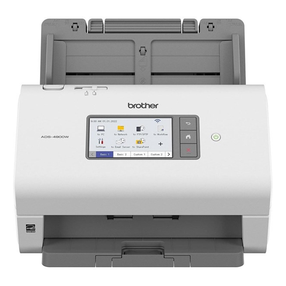 BROTHER A4 ADS-4900W 60ppm Duplex Kablosuz Ağ Tipi Dokunmatik Ekranlı Profesyonel Masaüstü Doküman Tarayıcı